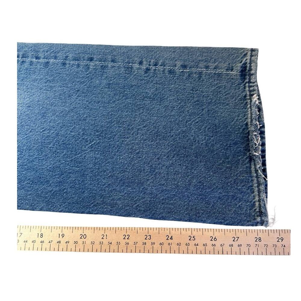 MOTHER Lil Reifler Straight Leg Jeans 33 Early Blue Medium Wash Denim 28.5 - Picture 8 of 16